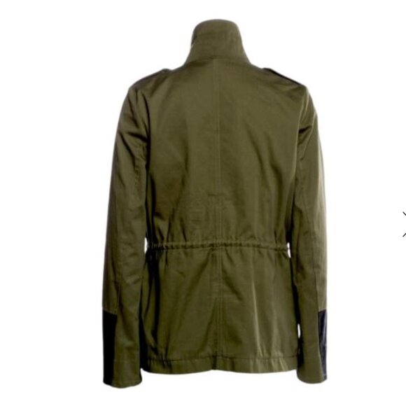 MAJE Military Style Khaki Green Jacket - Size S - Picture 9 of 10